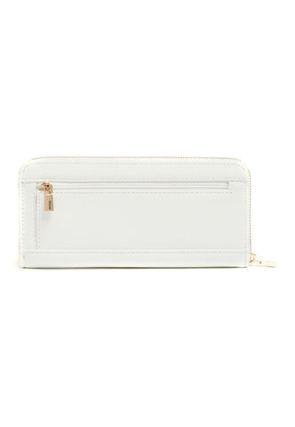 GUESS Laurel Portafoglio Zip White ZG850046 - Sandrini Calzature e Abbigliamento
