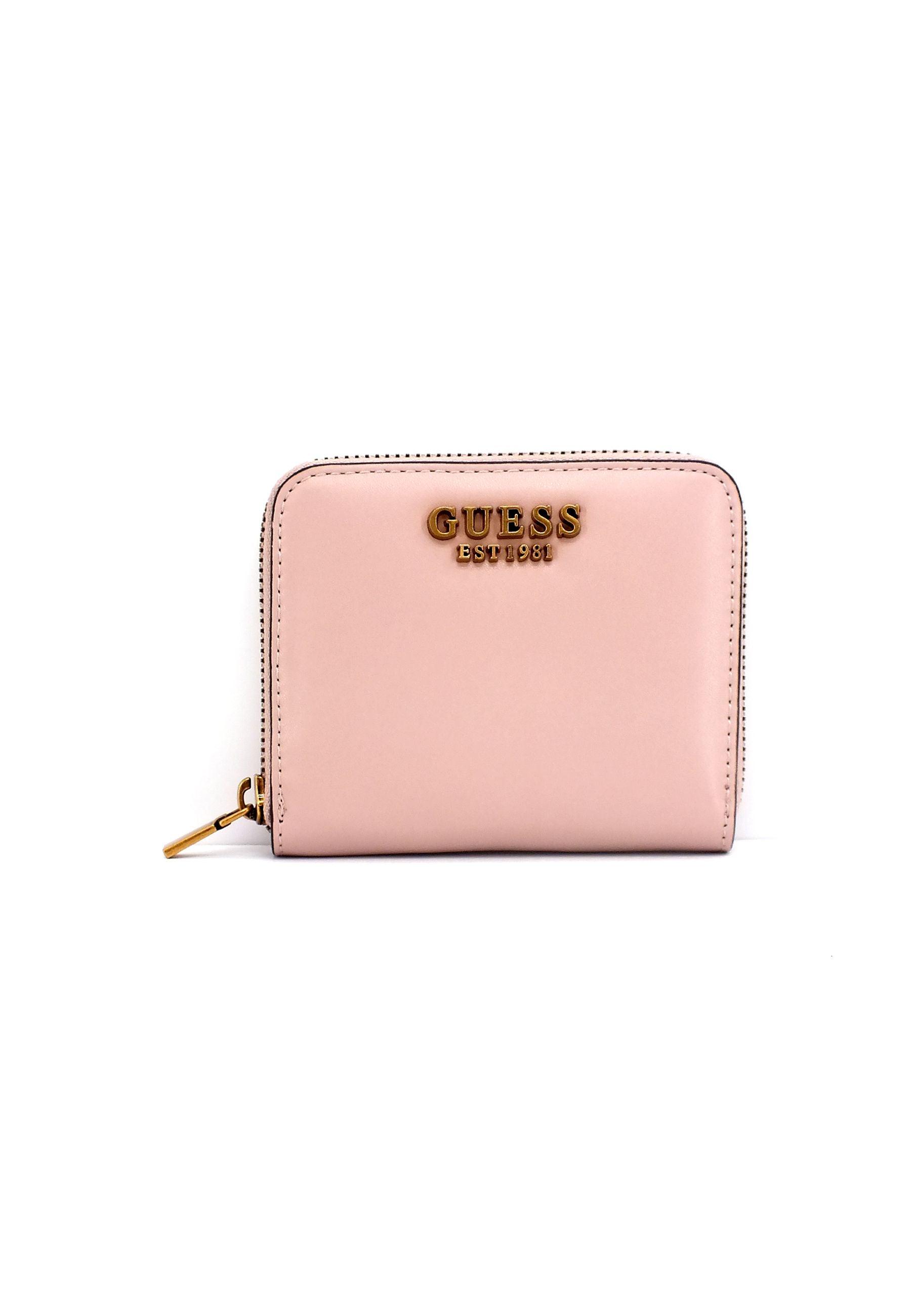 GUESS Laurel SGL Portafoglio Small Donna Rosewood VB850037 - Sandrini Calzature e Abbigliamento