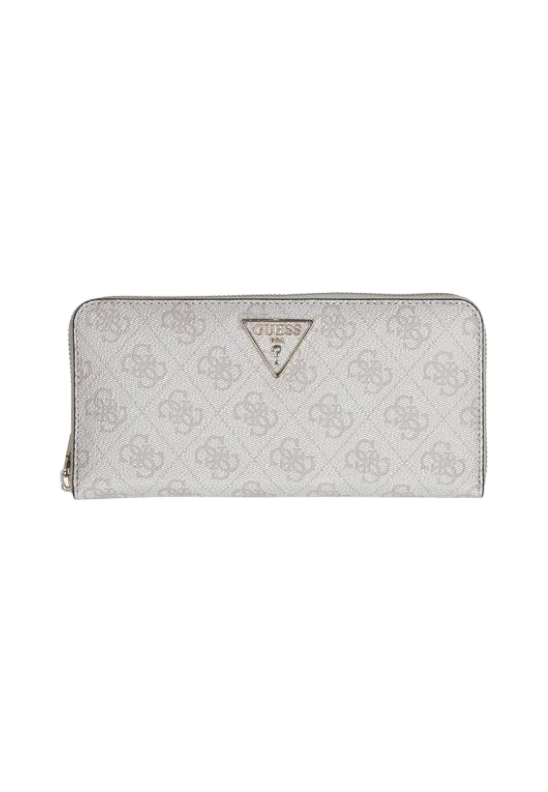 GUESS Laurel SLG Portafoglio Donna Dove Logo Bianco SD850046 - Sandrini Calzature e Abbigliamento