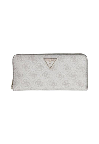 GUESS Laurel SLG Portafoglio Donna Dove Logo Bianco SD850046 - Sandrini Calzature e Abbigliamento