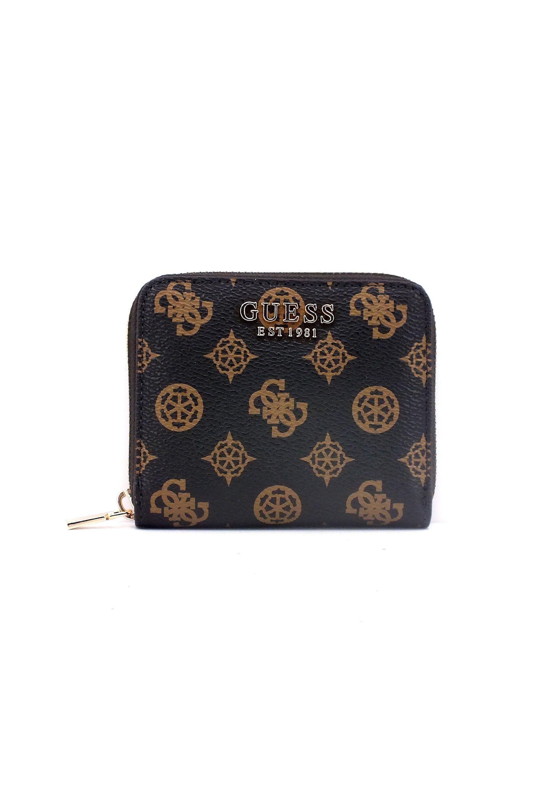 GUESS Laurel SLG Portafoglio Donna Mocha Logo PG850037 - Sandrini Calzature e Abbigliamento