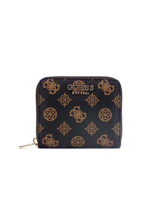 GUESS Laurel SLG Portafoglio Donna Mocha Logo PG850037 - Sandrini Calzature e Abbigliamento