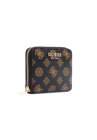 GUESS Laurel SLG Portafoglio Donna Mocha Logo PG850037 - Sandrini Calzature e Abbigliamento