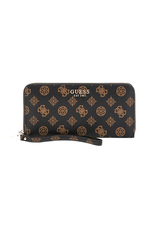 GUESS Laurel SLG Portafoglio Donna Mocha Logo PG850046 - Sandrini Calzature e Abbigliamento