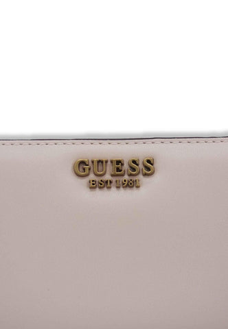 GUESS Laurel Slg Portafoglio Large Donna Beige Light Rum VB850046 - Sandrini Calzature e Abbigliamento