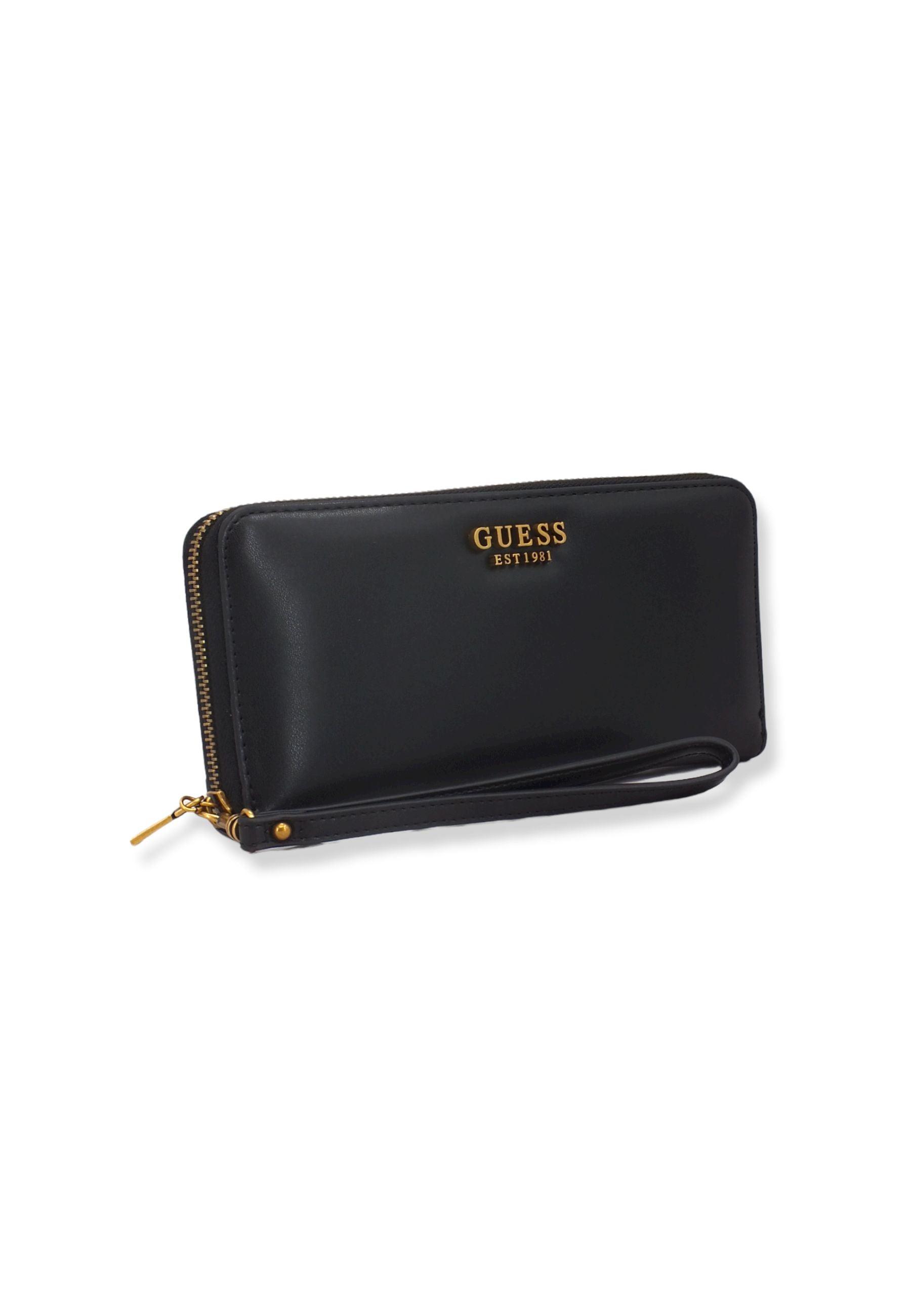 GUESS Laurel Slg Portafoglio Large Donna Black VB850046 - Sandrini Calzature e Abbigliamento