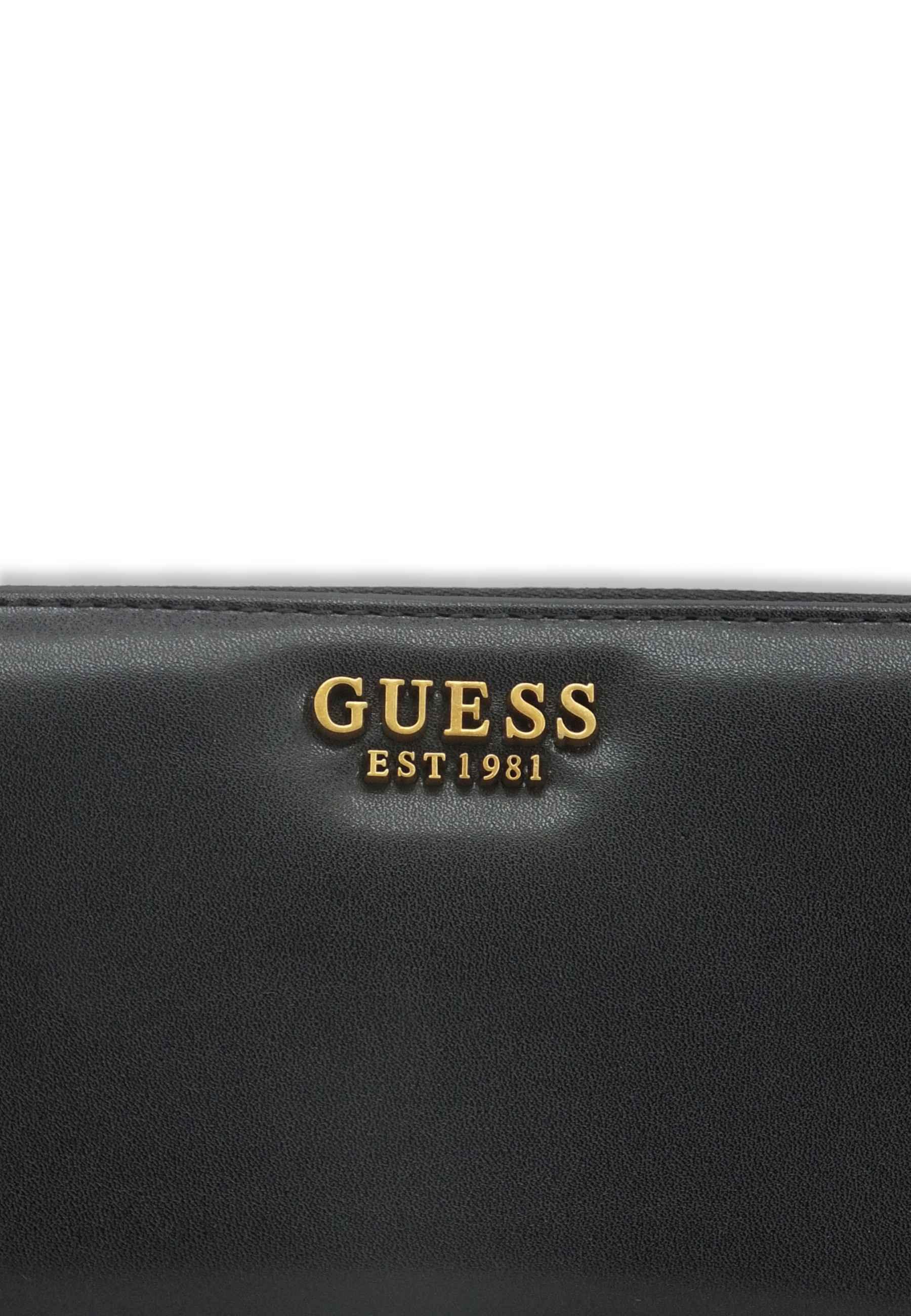GUESS Laurel Slg Portafoglio Large Donna Black VB850046 - Sandrini Calzature e Abbigliamento