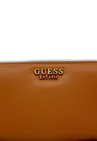 GUESS Laurel Slg Portafoglio Large Donna Marrone Cognac VB850046 - Sandrini Calzature e Abbigliamento