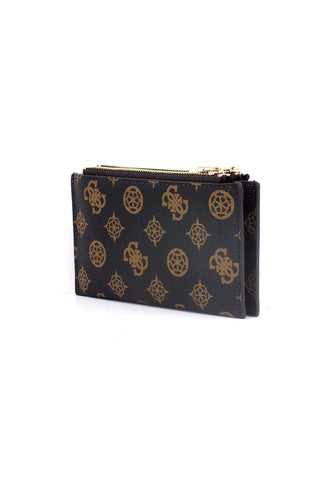 GUESS Laurel SLG Portafoglio Mid Donna Mocha Logo PG850036 - Sandrini Calzature e Abbigliamento
