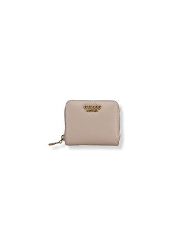 GUESS Laurel Slg Portafoglio Small Donna Zip Beige Light Rum VB080037 - Sandrini Calzature e Abbigliamento