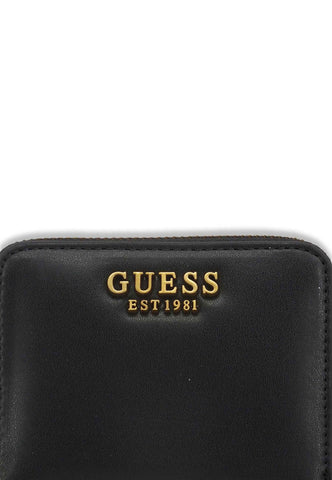 GUESS Laurel Slg Portafoglio Small Donna Zip Black VB850037 - Sandrini Calzature e Abbigliamento