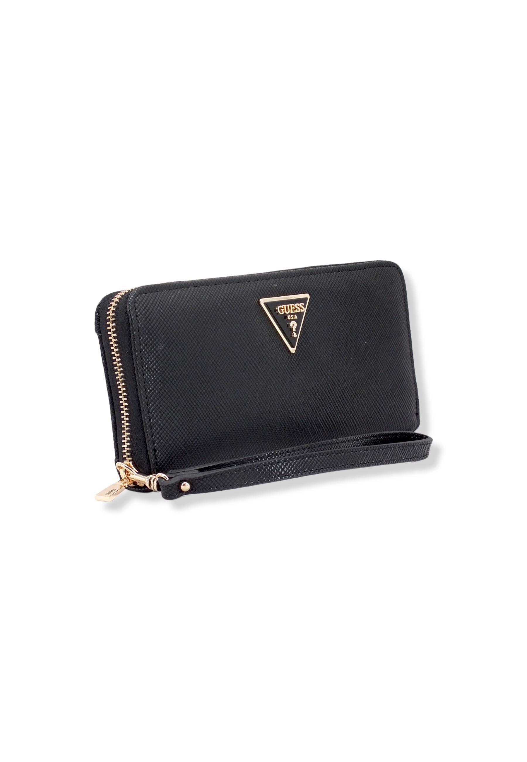 GUESS Lauren Slg Portafoglio Large Donna Zip Black ZG850046 - Sandrini Calzature e Abbigliamento