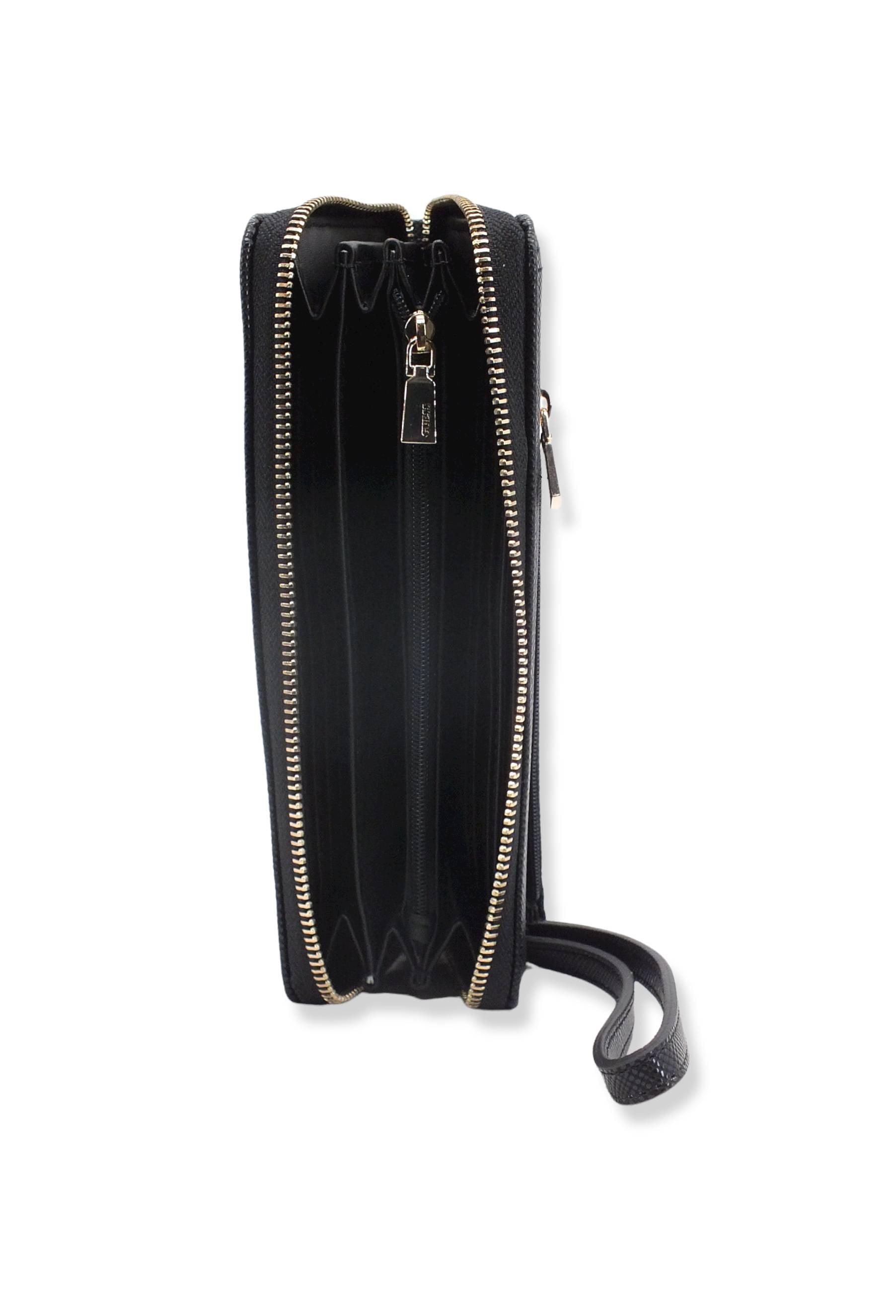 GUESS Lauren Slg Portafoglio Large Donna Zip Black ZG850046 - Sandrini Calzature e Abbigliamento