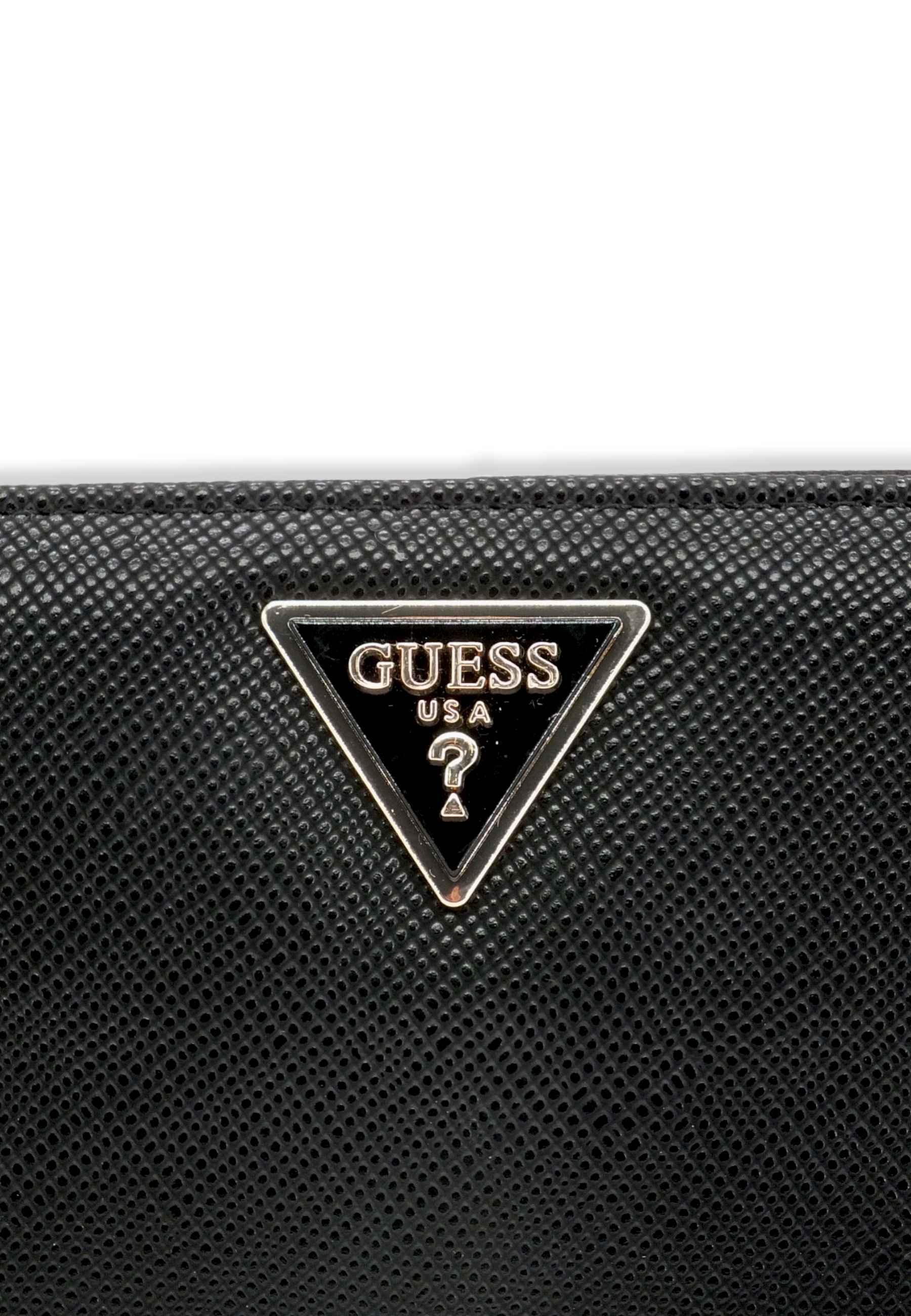 GUESS Lauren Slg Portafoglio Large Donna Zip Black ZG850046 - Sandrini Calzature e Abbigliamento