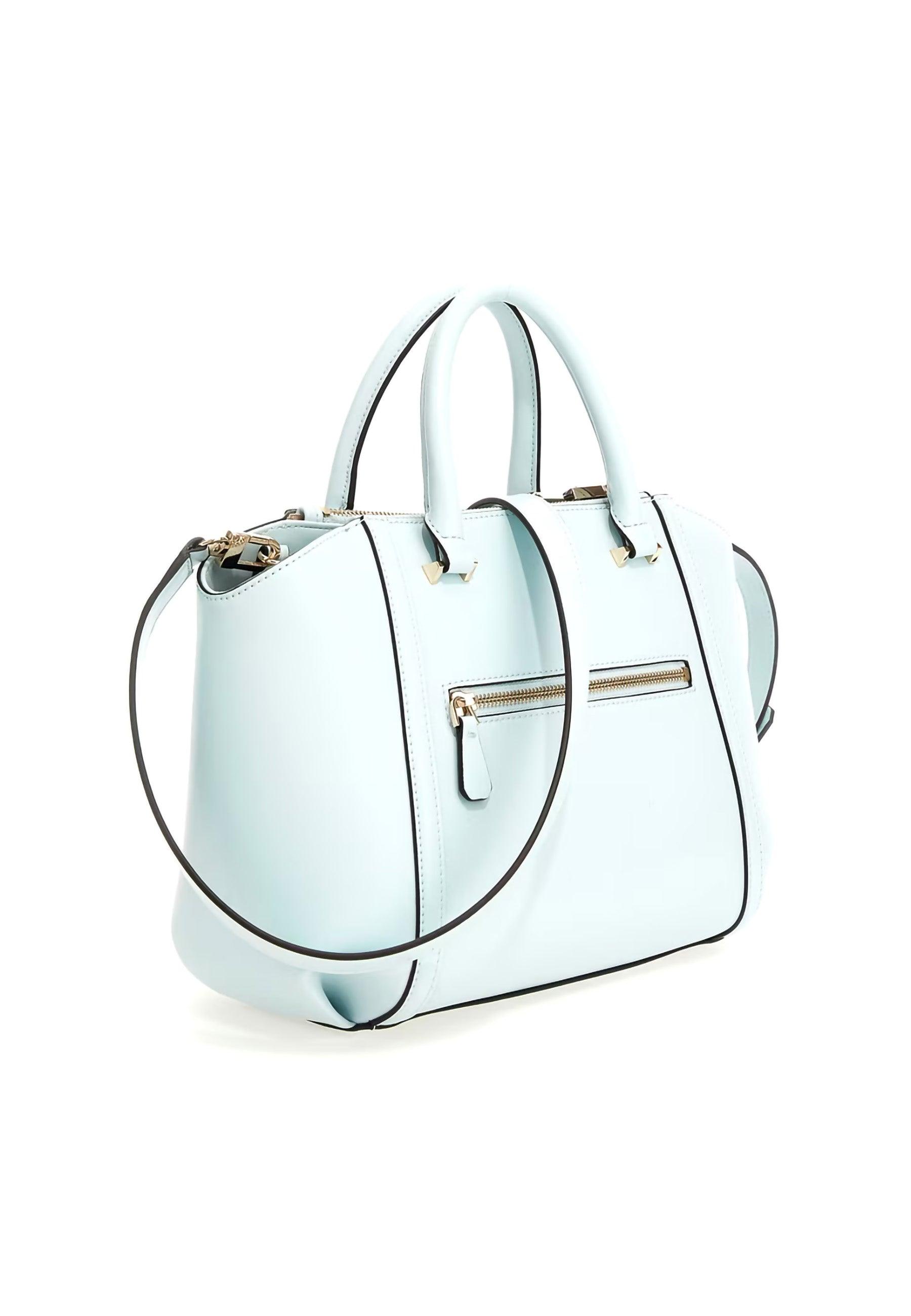 GUESS Leie Borsa Satchel Ice Blu VG875206 - Sandrini Calzature e Abbigliamento