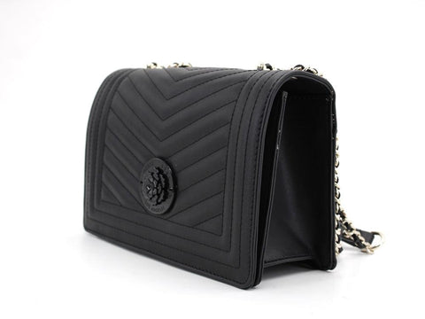 GUESS Lida Flap Trapuntata Borsa Black VG812721 - Sandrini Calzature e Abbigliamento