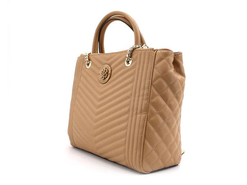 GUESS Lida Satchel Borsa Manici Beige VG812707 - Sandrini Calzature e Abbigliamento