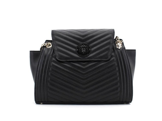 GUESS Lida Satchel Shoulder Borsa Tracolla Black VG812709 - Sandrini Calzature e Abbigliamento