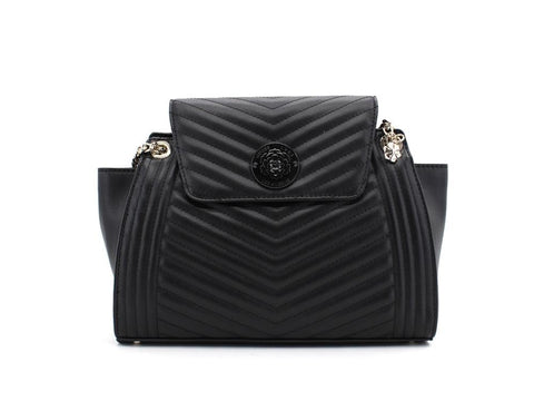 GUESS Lida Satchel Shoulder Borsa Tracolla Black VG812709 - Sandrini Calzature e Abbigliamento