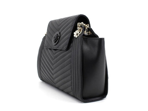 GUESS Lida Satchel Shoulder Borsa Tracolla Black VG812709 - Sandrini Calzature e Abbigliamento