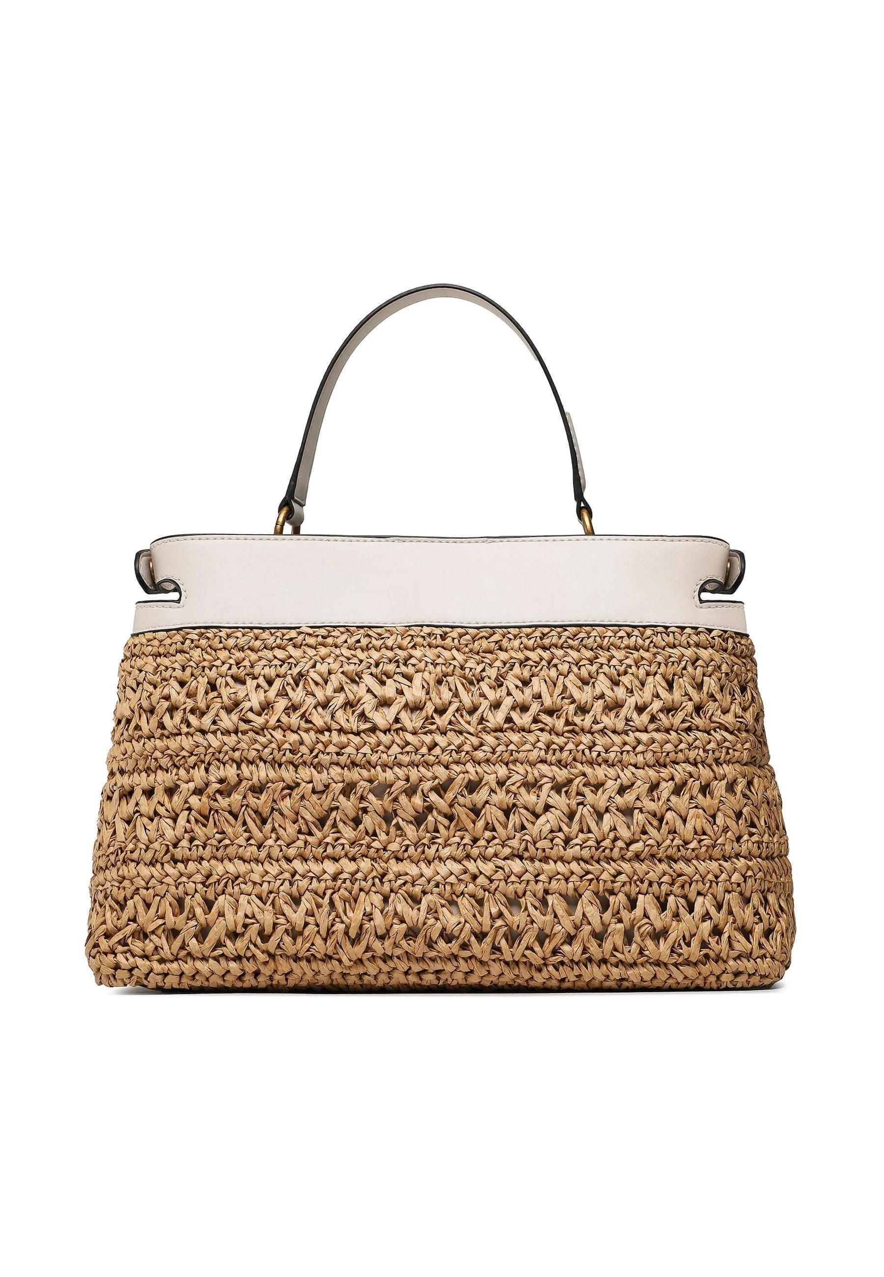 GUESS Liguria Borsa Satchel Beige Stone WB869606 - Sandrini Calzature e Abbigliamento