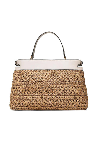 GUESS Liguria Borsa Satchel Beige Stone WB869606 - Sandrini Calzature e Abbigliamento
