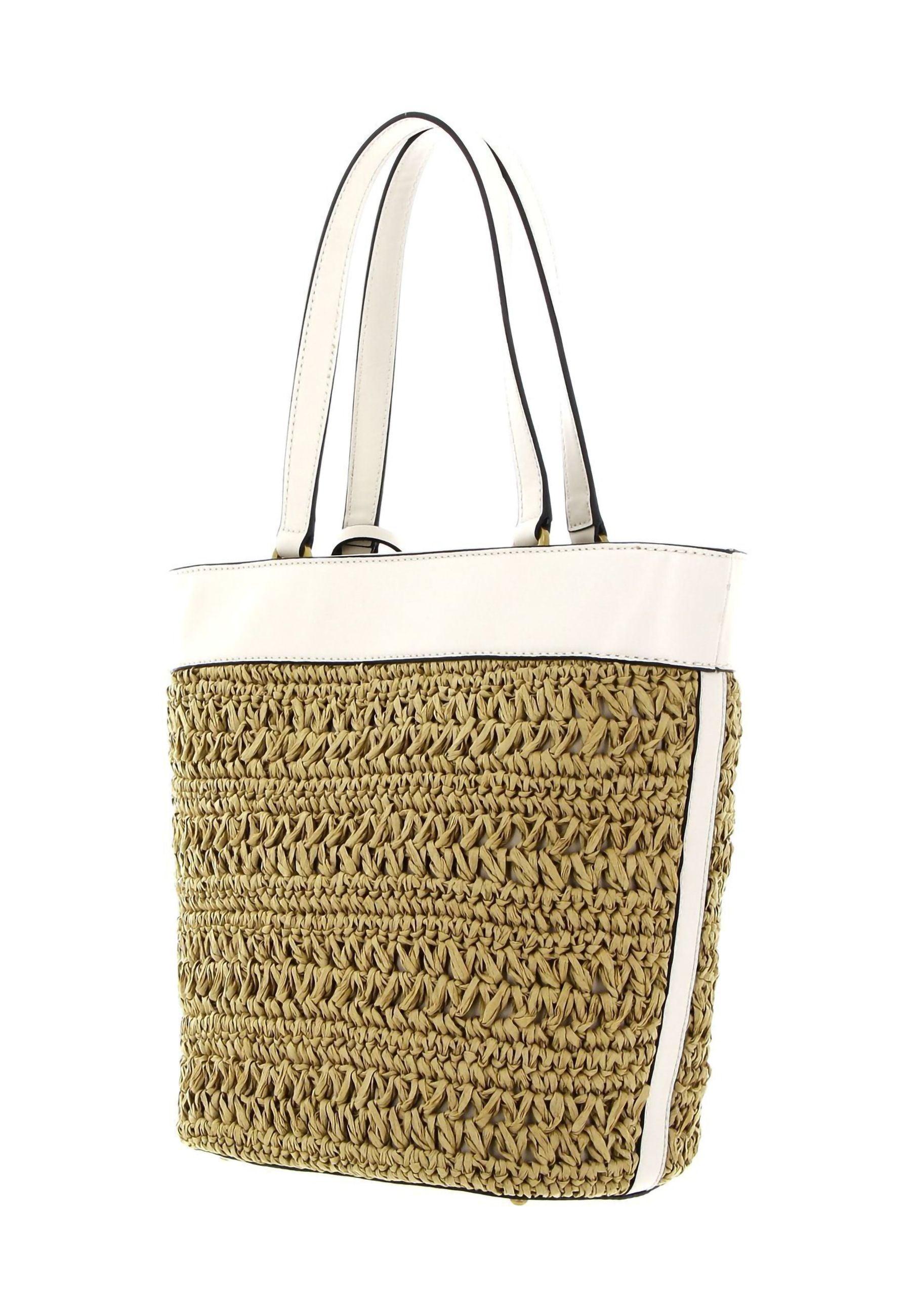 GUESS Liguria Borsa Shopper Beige Stone WB869623 - Sandrini Calzature e Abbigliamento