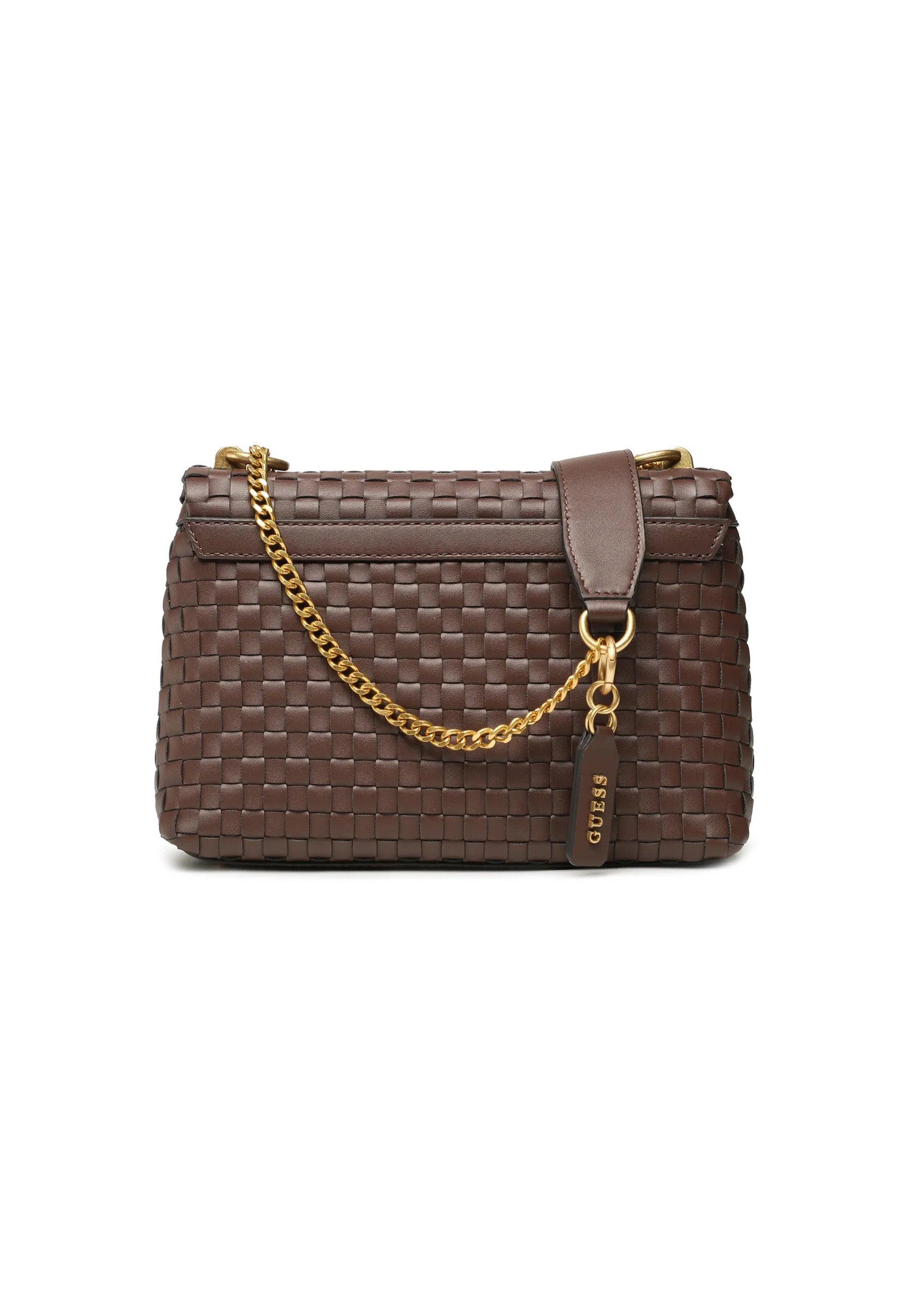 GUESS Lisbet Borsa Mahogany Marrone WA877421 - Sandrini Calzature e Abbigliamento