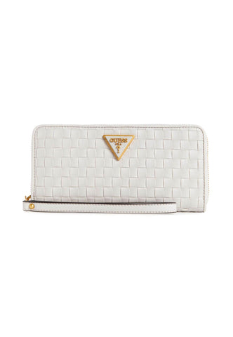 GUESS Lisbet SLG Portafoglio Donna Stone Bianco WA877446 - Sandrini Calzature e Abbigliamento