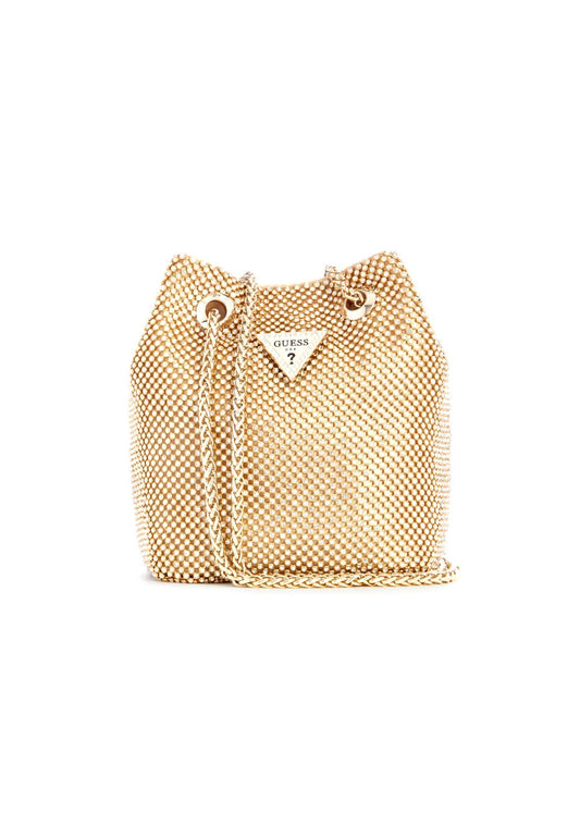 GUESS Lua Mini Bucket Pochette Donna Gold RG920575 - Sandrini Calzature e Abbigliamento