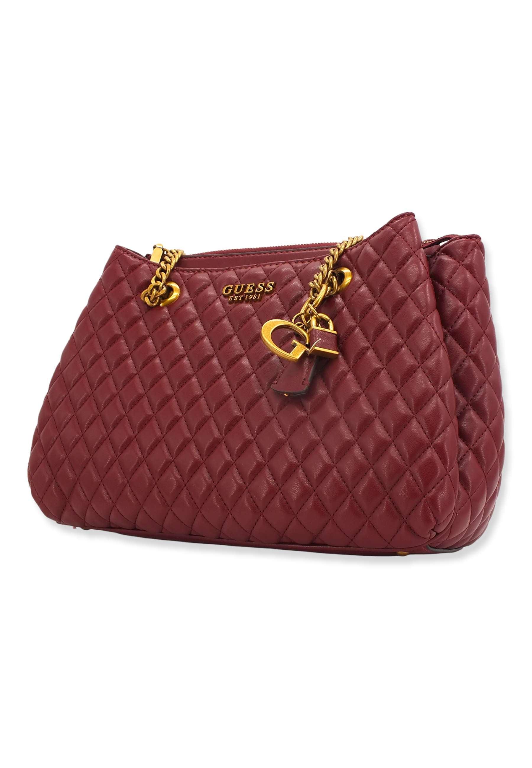 GUESS Maila Borsa Donna Bordeaux Merlot QB866106 - Sandrini Calzature e Abbigliamento