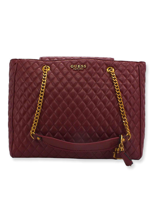 GUESS Maila Borsa Tote Bordeaux Merlot QB866123 - Sandrini Calzature e Abbigliamento