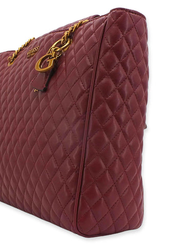 GUESS Maila Borsa Tote Bordeaux Merlot QB866123 - Sandrini Calzature e Abbigliamento