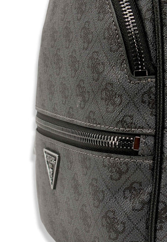 GUESS Manhattan Backpack Large Zaino Donna Grigio Coal Logo SM699433 - Sandrini Calzature e Abbigliamento