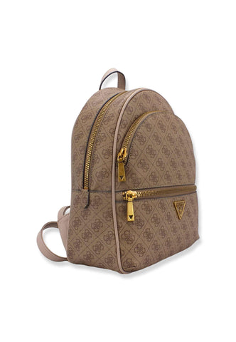 GUESS Manhattan Backpack Large Zaino Donna Marrone Latte Logo SB699433 - Sandrini Calzature e Abbigliamento