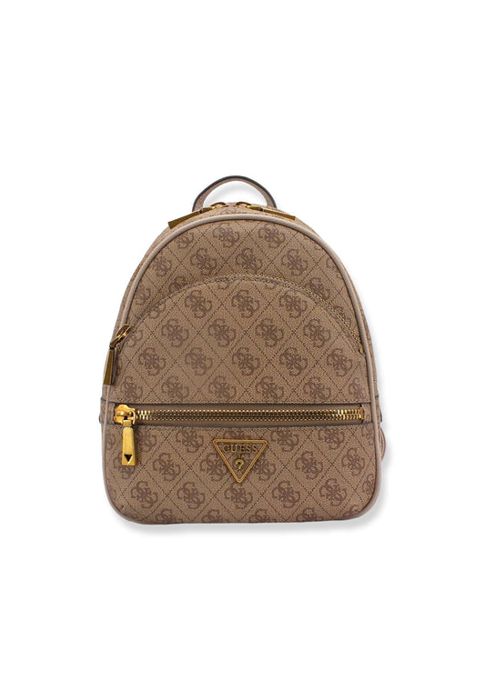 GUESS Manhattan Backpack Zaino Donna Marrone Latte Logo SB699432 - Sandrini Calzature e Abbigliamento