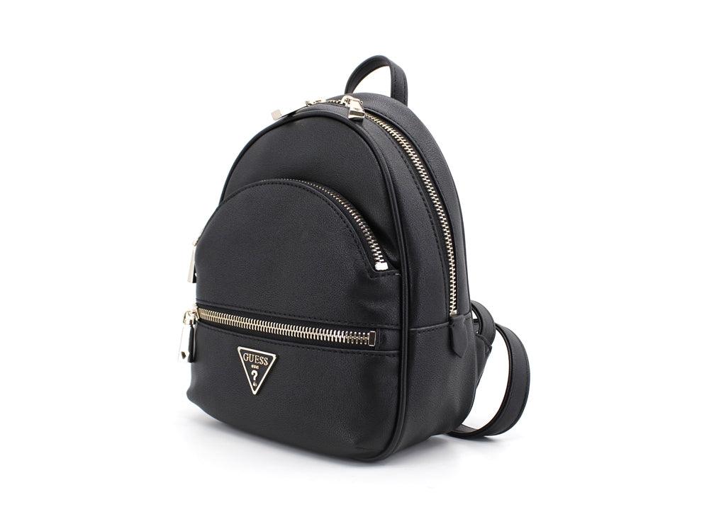 GUESS Manhattan Zaino Zip Pelle Black BG699432 - Sandrini Calzature e Abbigliamento