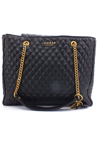 GUESS Manila Borsa Tote Donna Black QB866123 - Sandrini Calzature e Abbigliamento