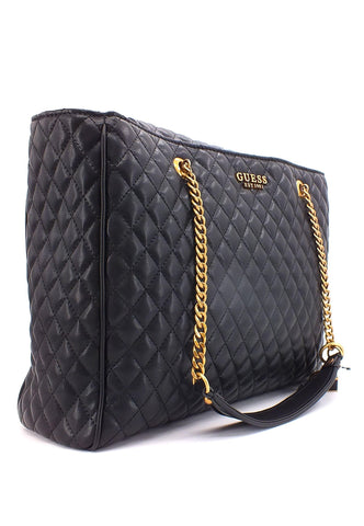 GUESS Manila Borsa Tote Donna Black QB866123 - Sandrini Calzature e Abbigliamento