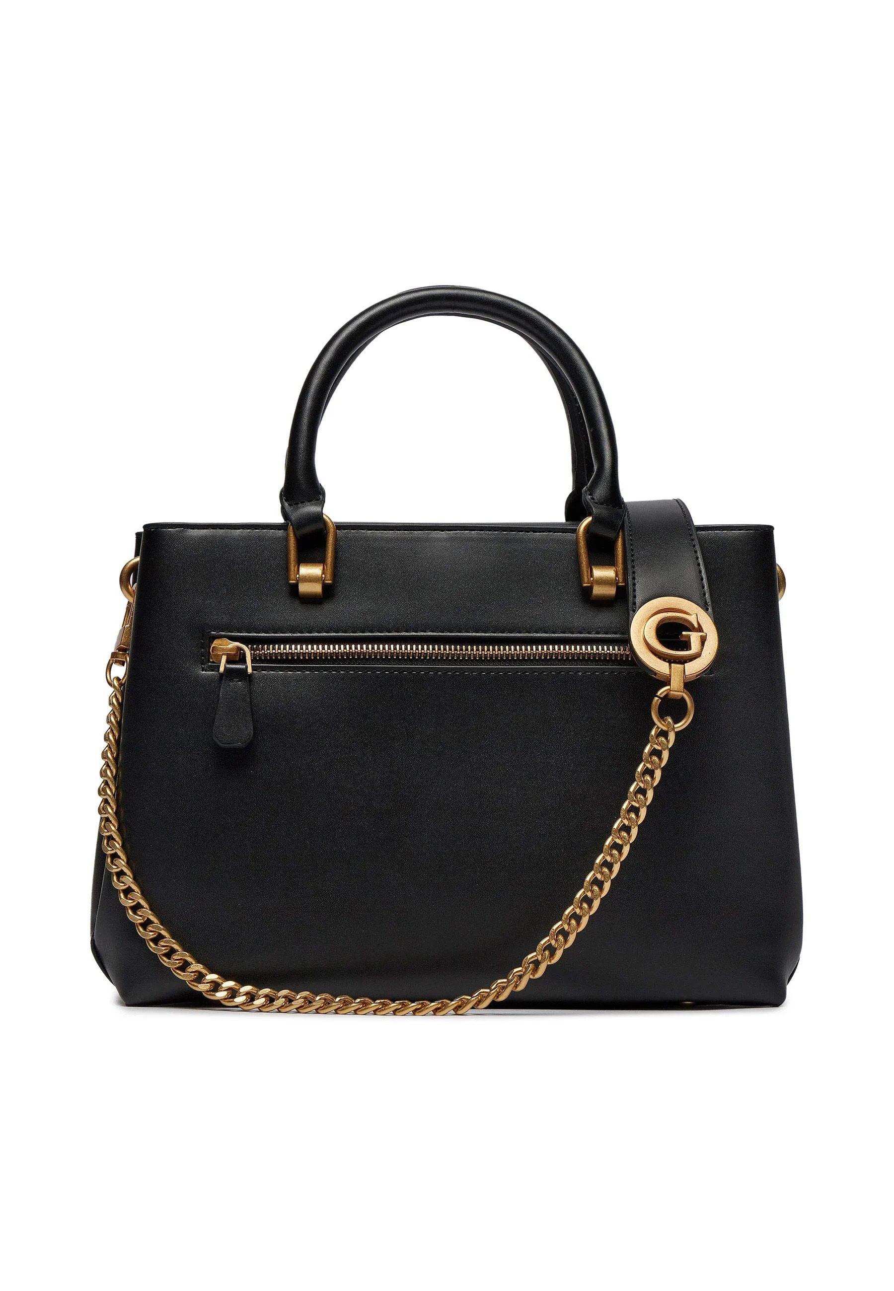 GUESS Masie Borsa Girlfriend Satchel Donna Black VA919006 - Sandrini Calzature e Abbigliamento