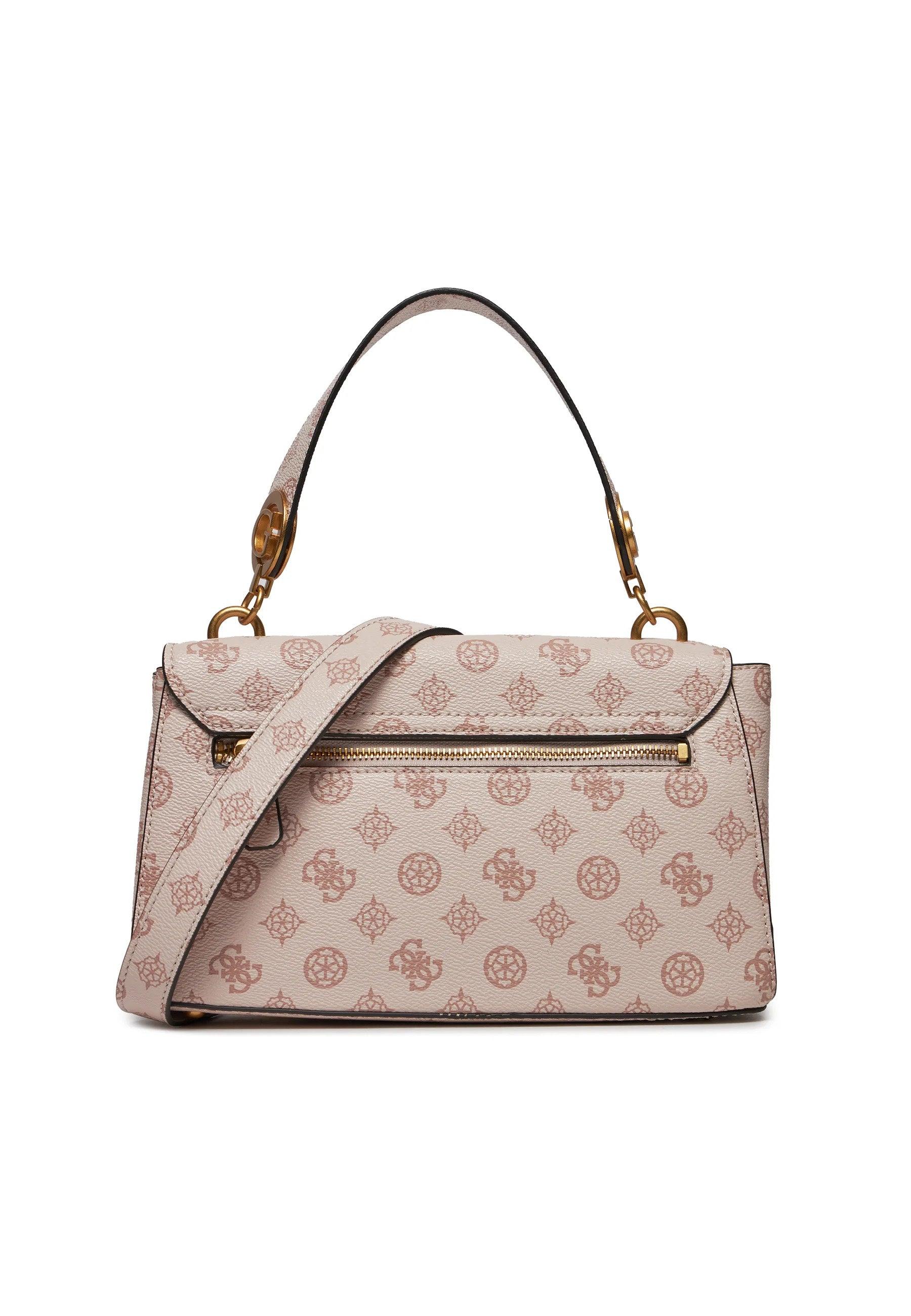 GUESS Masie Borsa Handle Donna Light Rose Logo PA919020 - Sandrini Calzature e Abbigliamento