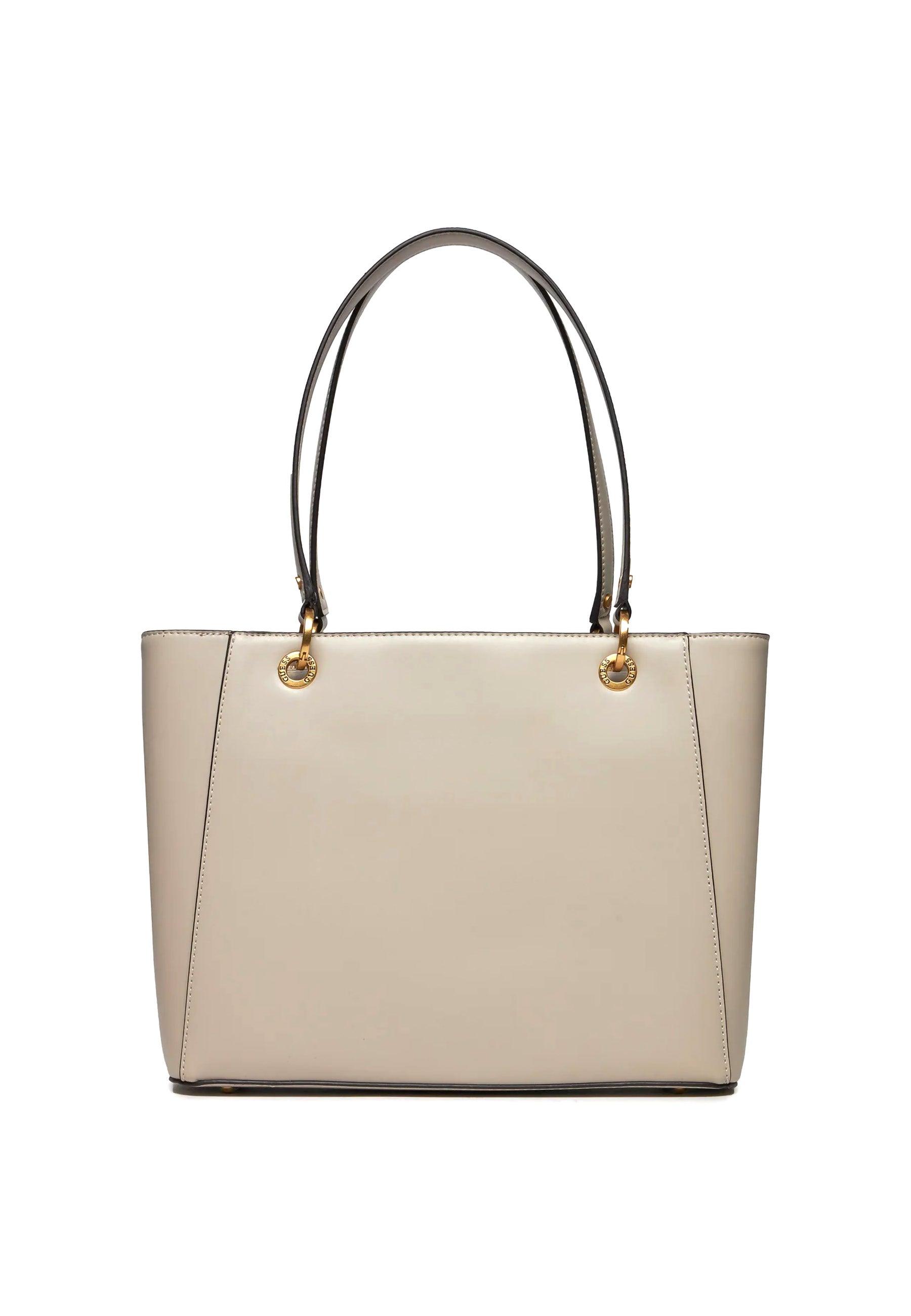 GUESS Masie Borsa Noel Tote Donna Beige Stone VA919025 - Sandrini Calzature e Abbigliamento