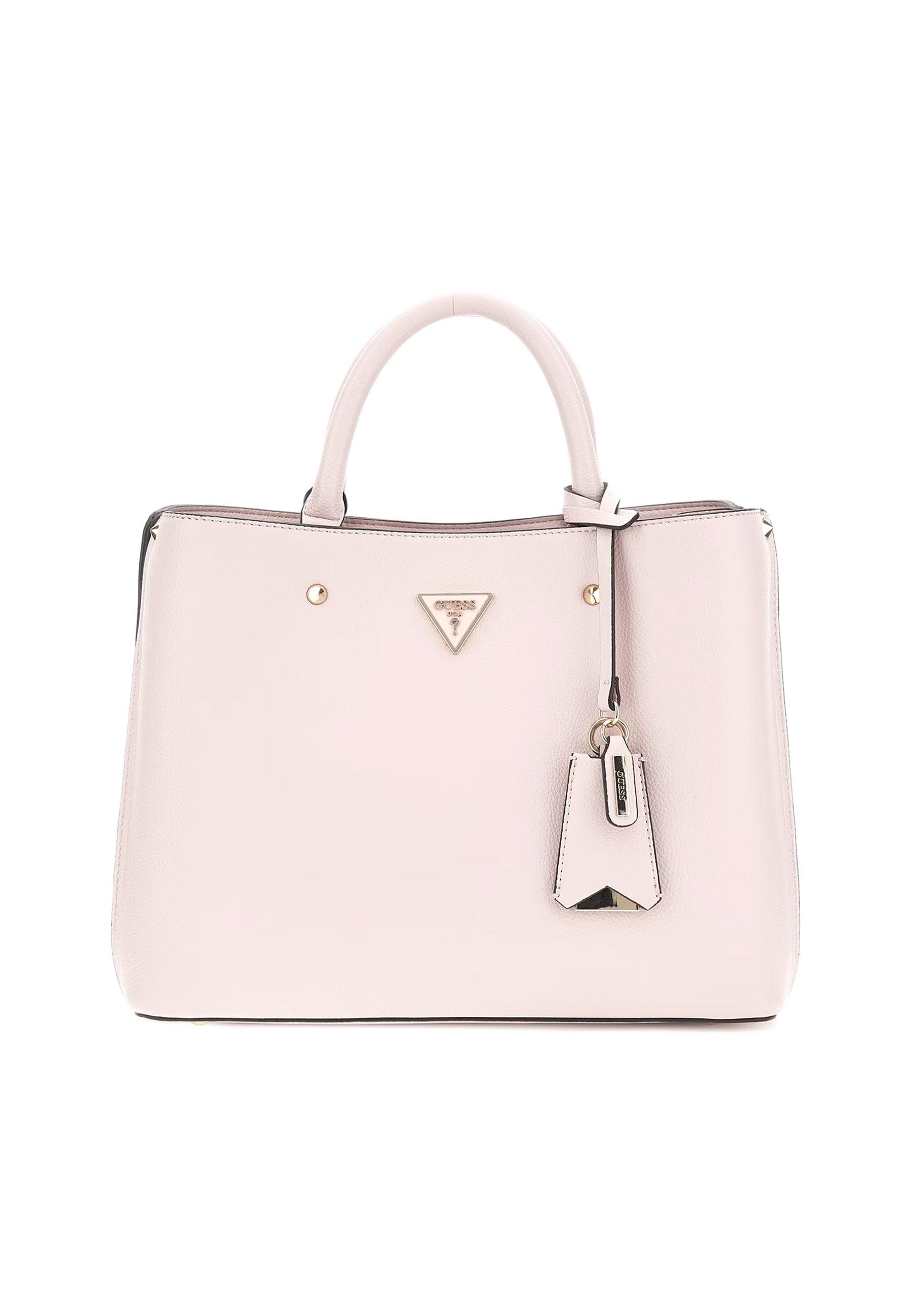 GUESS Meridian Borsa Girlfriend Satchel Donna Light Rose BG877806 - Sandrini Calzature e Abbigliamento