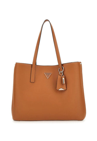 GUESS Meridian Borsa Girlfriend Tote Donna Marrone Cognac BG877823 - Sandrini Calzature e Abbigliamento