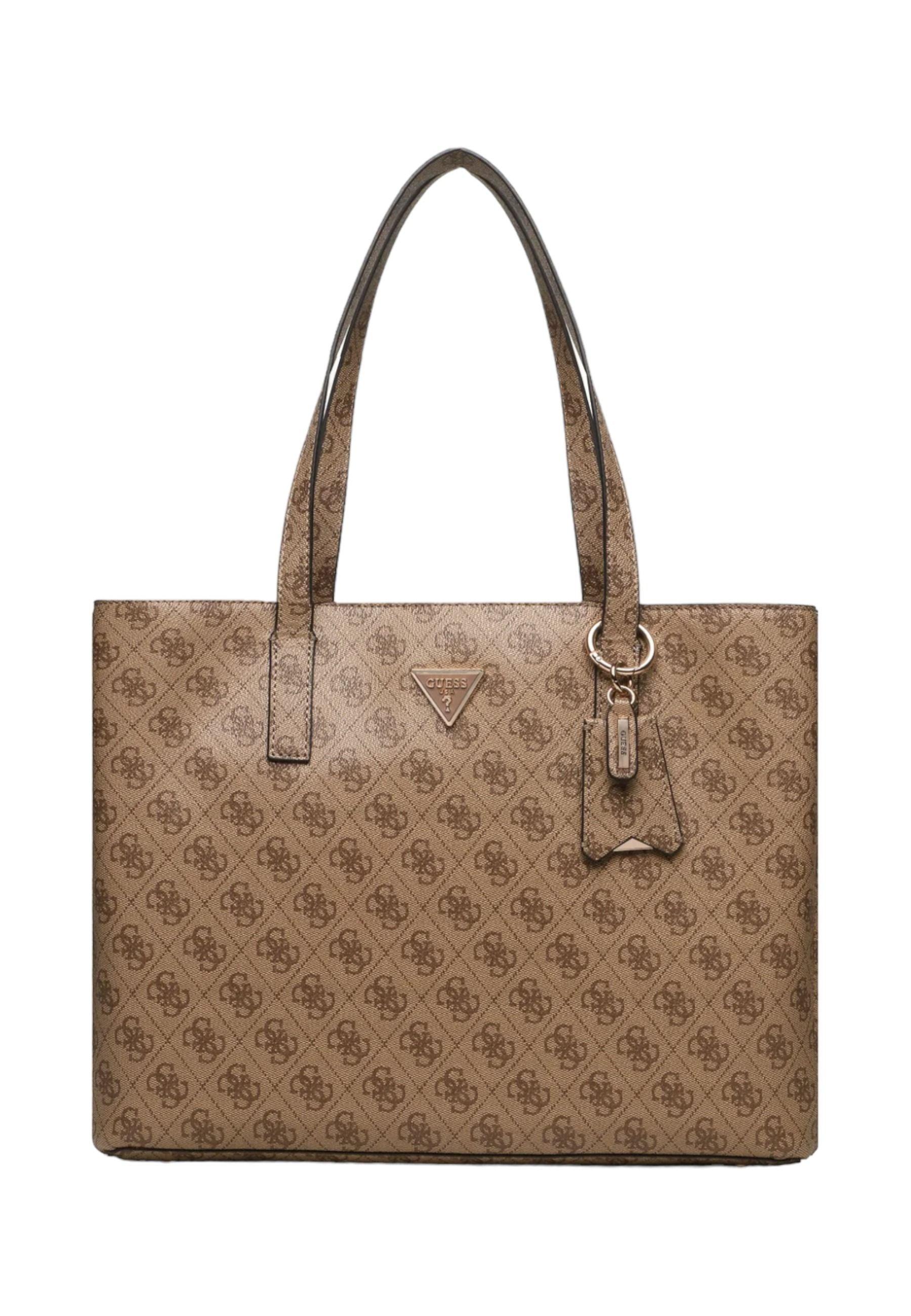 GUESS Meridian Borsa Girlfriend Tote Latte Logo SG877823 - Sandrini Calzature e Abbigliamento