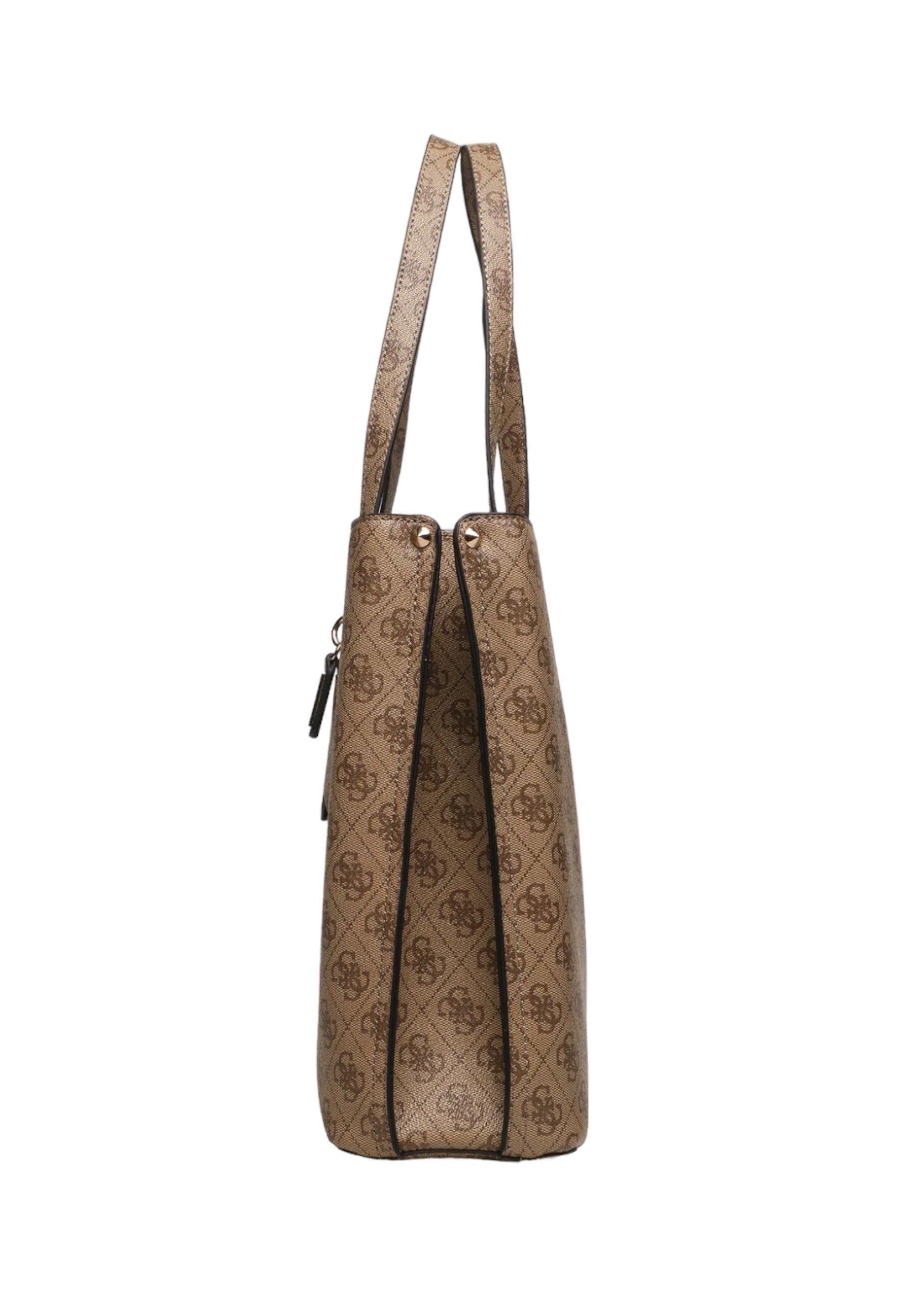 GUESS Meridian Borsa Girlfriend Tote Latte Logo SG877823 - Sandrini Calzature e Abbigliamento