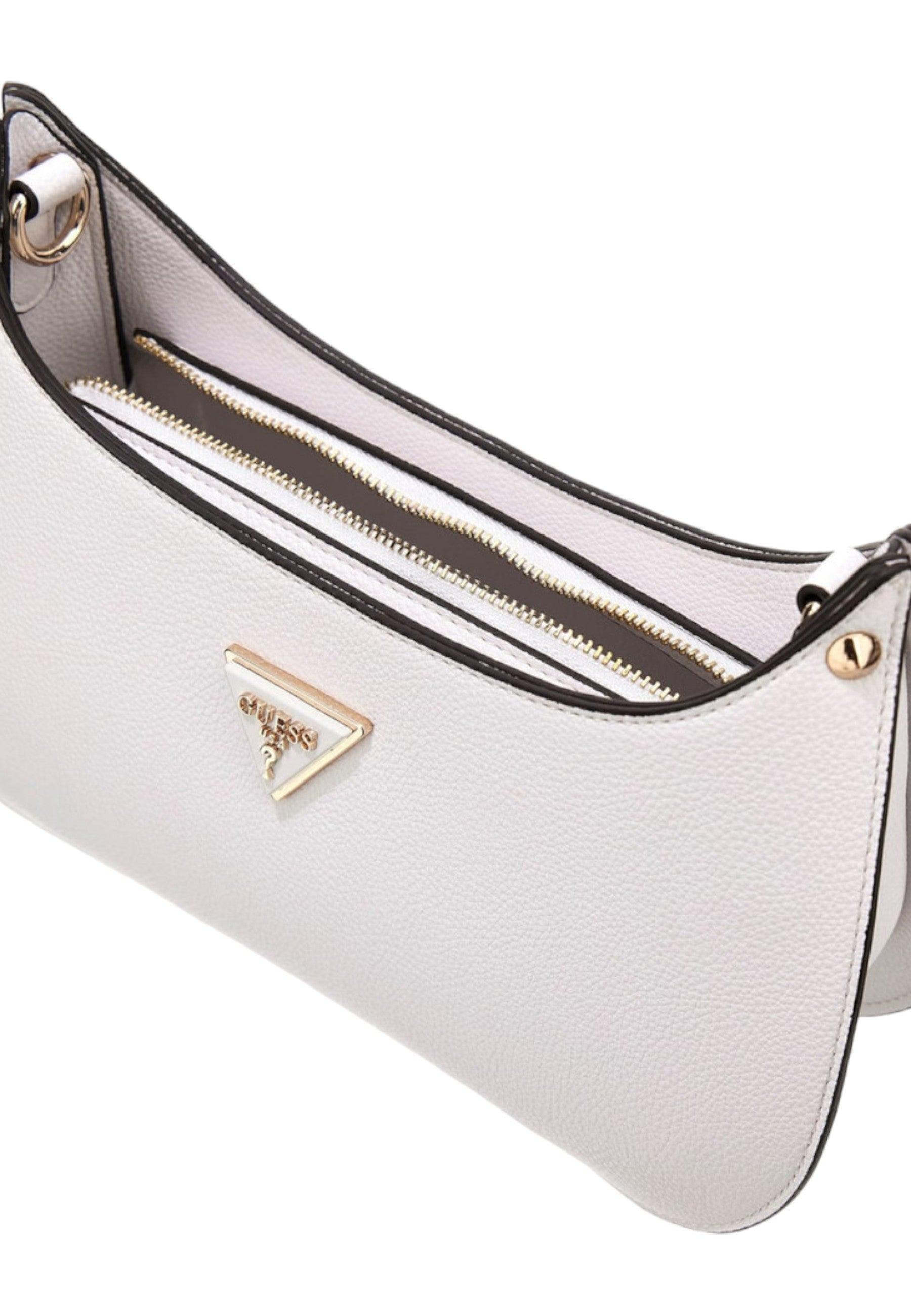 GUESS Meridian Mini Borsa Donna Stone Bianco BG877872 - Sandrini Calzature e Abbigliamento