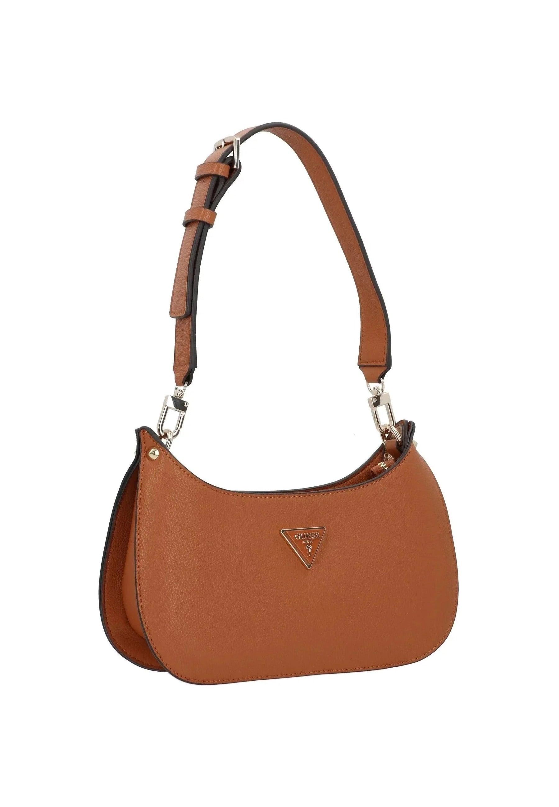 GUESS Meridian Mini Borsa Shoulder Donna Cognac Marrone BG877872 - Sandrini Calzature e Abbigliamento