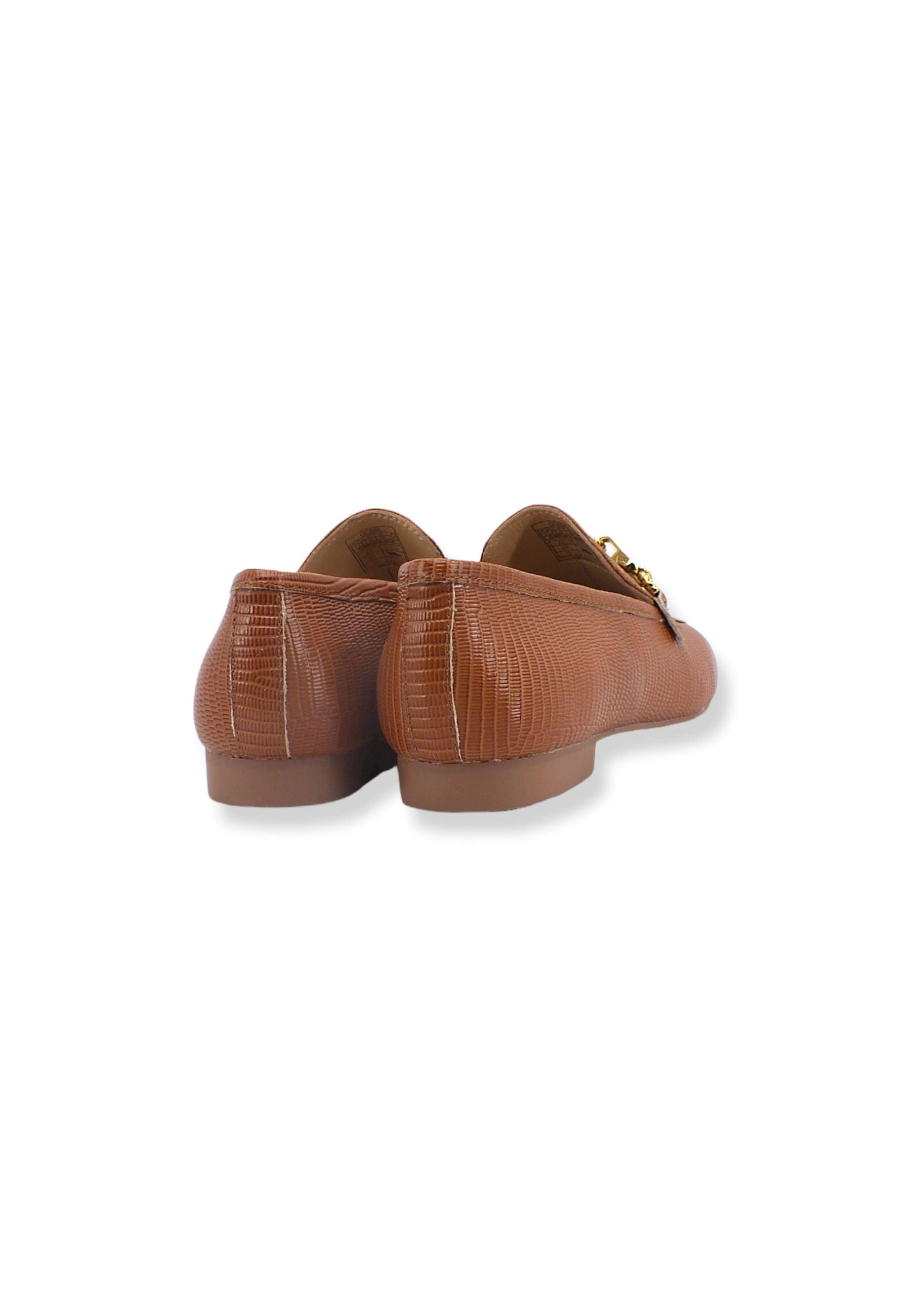 GUESS Mocassino Donna Stampa Coccodrillo Marrone Cognac FL7MATLEP14 - Sandrini Calzature e Abbigliamento