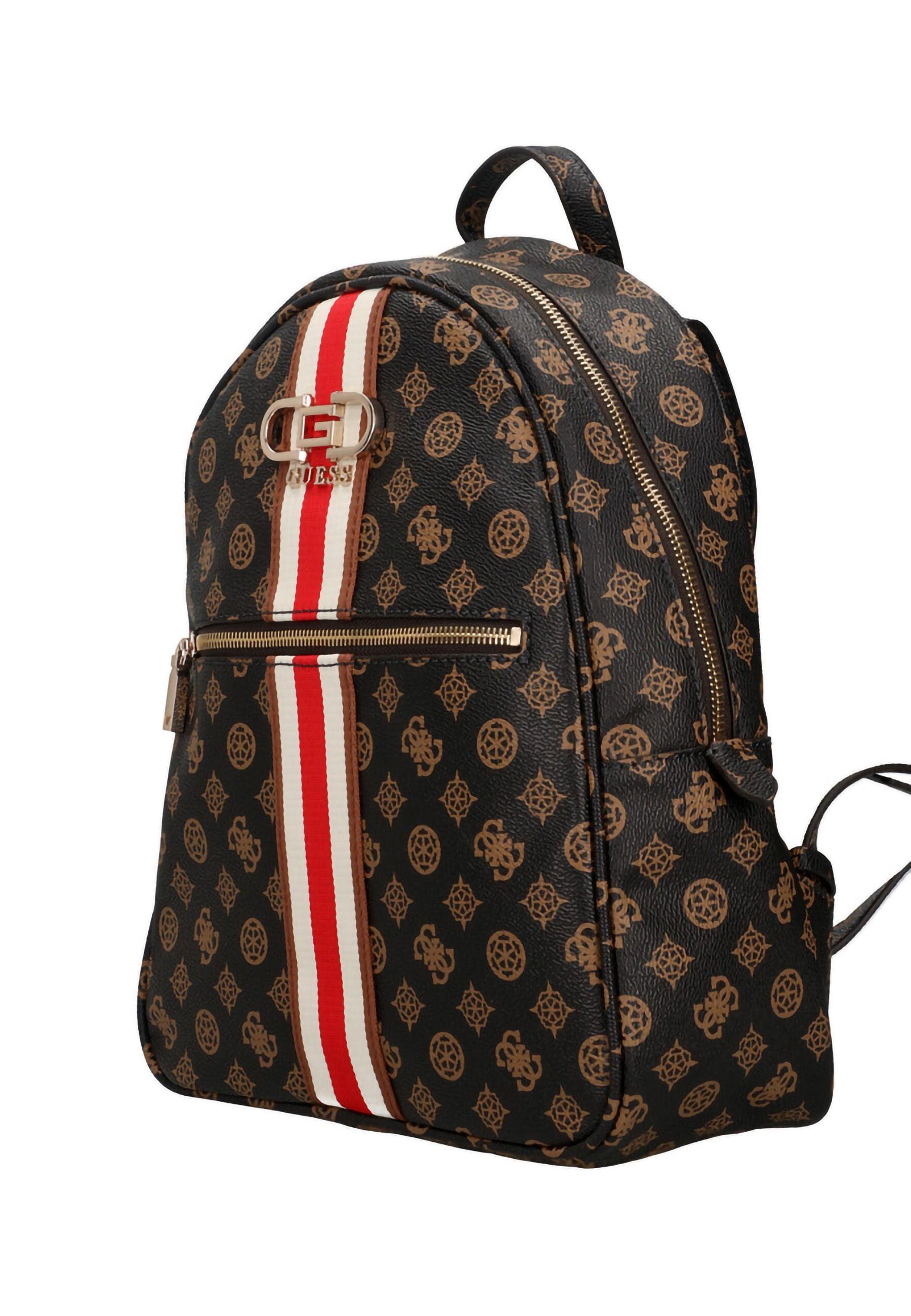 GUESS Nelka Zaino Donna Mocha Logo PG930732 - Sandrini Calzature e Abbigliamento